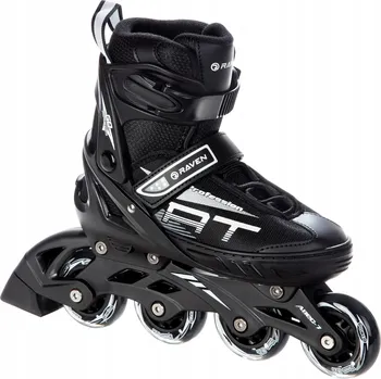 Kolečkové brusle RAVEN Profession Černé nastavitelné Kolečkové Brusle 31-35