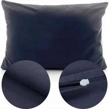 Povlečení POVLEČENÍ na polštář 50x70 jednobarevné bavlněné OLA GRANÁTOVÁ MODRÁ