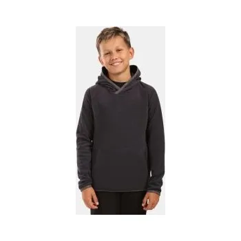 Chlapecká mikina Kilpi FLOND-JB černá 158; Černá mikina