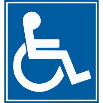 Meva Samolepka ztp vozítkáři zdravotně postižení 160x160 mm