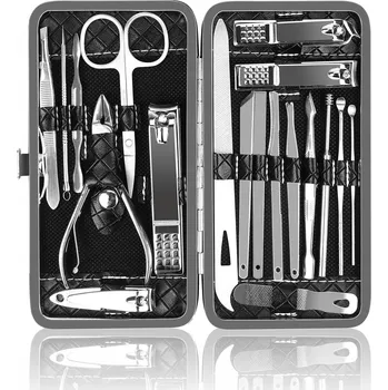 Sada na nehty Kleště Nůžky Příslušenství Praktická sada na manikúru POUZDRO