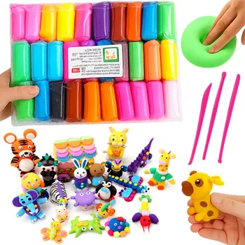 Modelovací hmota Sada 3 kusů polymerové pěny PĚNOVÁ PLASTELÍNA 6 Ks