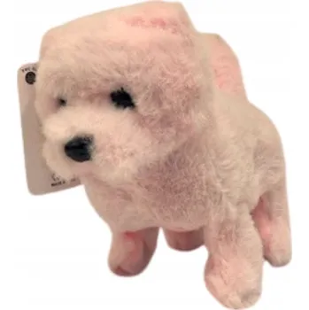 plyšák Interaktivní PEJSEK Plyšák Realistický PES Růžový