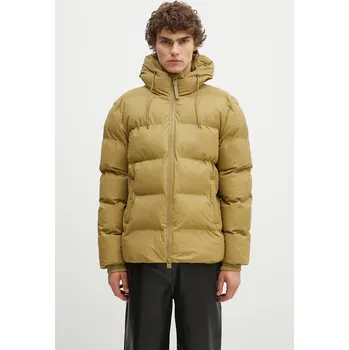 Bunda Rains Alta Puffer Jacket W3T3 zelená barva, zimní, oversize, 15120.44 81X, vel. M