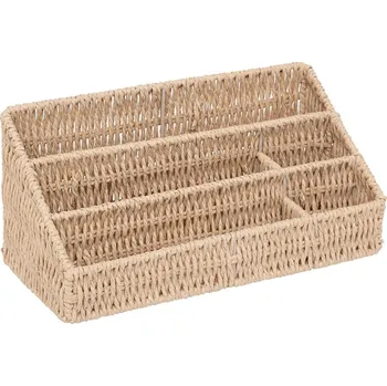 5five Simply Smart Organizér na psací stůl z pleteniny KORD, 33 x 14,5 x 15,3 cm