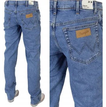 Pánské džíny Wrangler TEXAS pánské džíny rovného střihu velikost 40/34