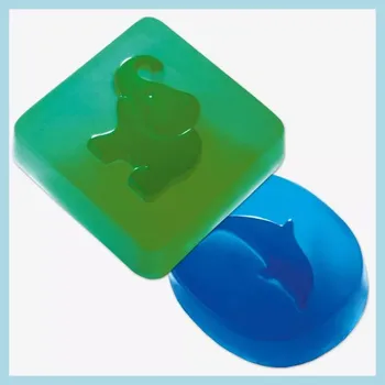 kreativní sada Plastová forma Slon / Delfín (Forma na výrobu mýdel)