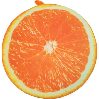 Podsedák Sedák podsedák ovoce - Pomeranč (designový polštář)