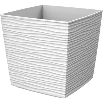 Květináč Květináč bílý Gardino FINESA 30x30x29cm