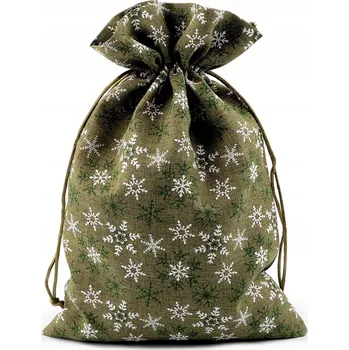 Obraz Dárkový sáček sněhové vločky 20x30 cm
