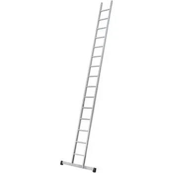 Žebřík JUST hliníkový opěrný jednodílný žebřík typ 50, 1 x 12, délka 3,61 m