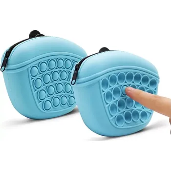 Miska pro psa Silikonová taštička na pamlsky pro psa modrá (SKPM)