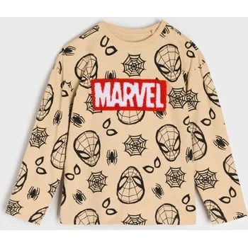 Sinsay - Bavlněné tričko Spider-Man - béžová - 067FC-08X - 067FC-08X-116