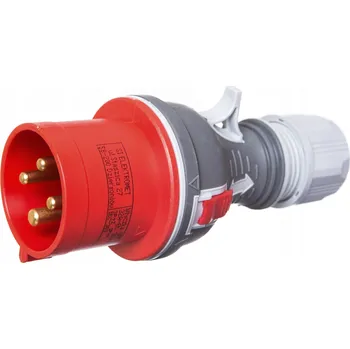 Elektrická zásuvka Přenosná zásuvka přímá pogumovaná 32A 4P 400V IP44 WPP Elektromet