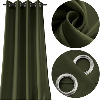 Obraz Závěs polozatemňovací s kroužky 140 cm x 250 cm