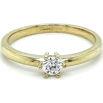 Prsten Zlatý Zásnubní Prsten se Zirkonem 7130831