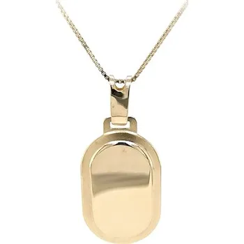 Přívěsek Zlatý Přívěsek Destička na Gravírování 7150076