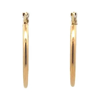 Náušnice Zlaté Kruhové Náušnice 7122642