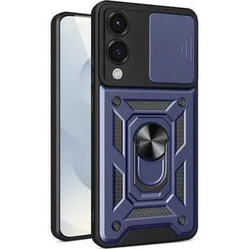 Pouzdro na mobilní telefon Kryt Samsung Galaxy S25 EDGE Techsuit CamShield Pro modrý