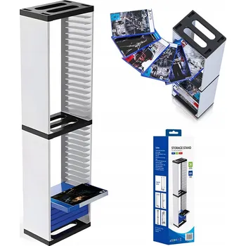 Stojan pro herní konzoli Stojan na hry PS5/PS4/Xbox Switch - pro 36 her