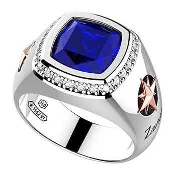 Prsten Zlatý Prsten Zancan Couture Sapphire EA317BR 2010096