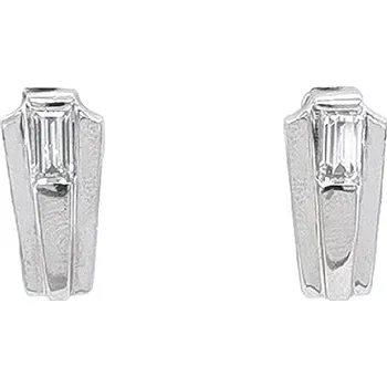 Náušnice Náušnice se Zirkony z Bílého Zlata 7120312