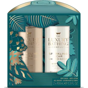 Kosmetická sada Grace Cole Mini sada péče o tělo Sparkling Pear & Nectarine Blossom 3 ks