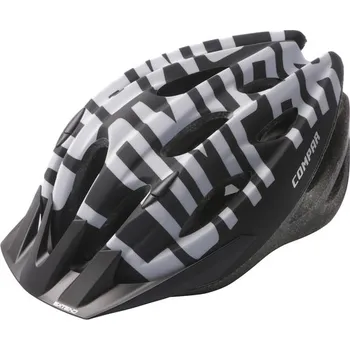 Cyklistická přilba Extend COMPAR černá/bílá ((58-61cm)) (Přilba Extend COMPAR Black-white M/L (58-61cm), matt)