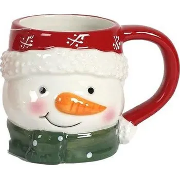 Vánoční hrnek se sněhulákem