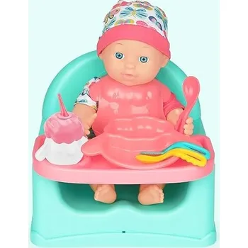 Panenka PANENKA MIMINKO HRAČKA ZESTAW AKCESORIA ŁÓŻECZKO VANA JÍDLO DÁREK 33 CM