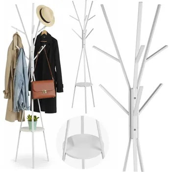 Věšák Massido Stojanový věšák na oděvy MS-869, bílý | Massido