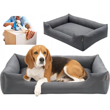 Pelíšek pro psa Pupil Komfort pelíšek pro psa šedý 90 cm x 70 cm