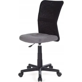 Kancelářská židle Autronic, růžová síťovina, plastový kříž, motiv síťoviny (KA