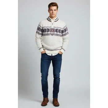 Pánský svetr Ewident Igor béžová XXXL