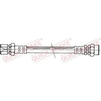 Brzdová hadice Brzdová hadice QUICK BRAKE 26.001