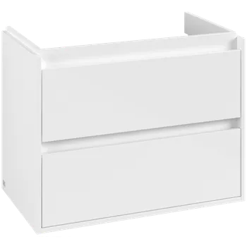 Koupelnový nábytek Villeroy & Boch Skyla - Skříňka pod umyvadlo 772x439 mm, 2 zásuvky, pro pravé umyvadlo, Brilliant White C79700VE