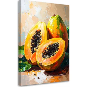 Obraz Obraz do kuchyně baru jídelny, Papája Ovoce 40x60