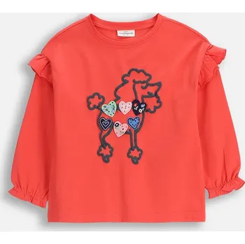 Chlapecké tričko Dětské bavlněné tričko Coccodrillo ZC5143102FGK červená 33X, vel. 110