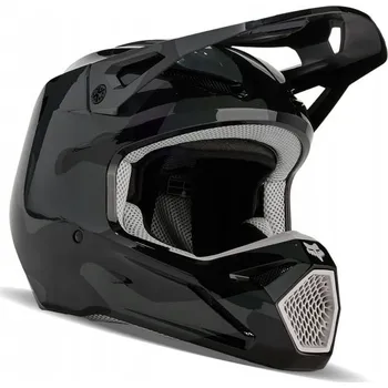 Helma na motorku PŘILBA FOX V1 BNKR BLACK CAMO [Velikost XS]