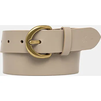 Opasek Kožený pásek Calvin Klein Jeans LV04K7008G béžová 80X, vel. 95