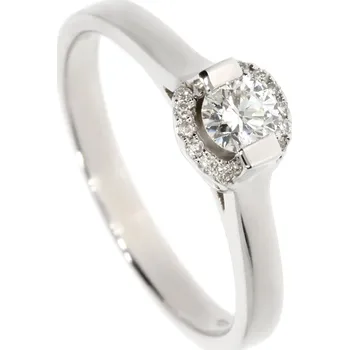 Prsten Zlatnictví Helios Diamantový prsten z bílého zlata