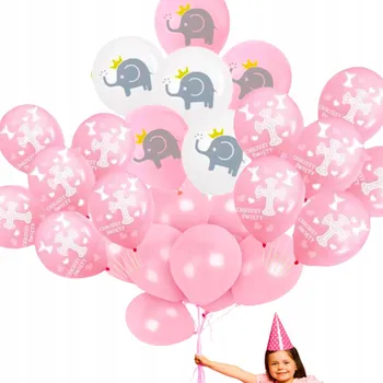 Balónek SADA BALÓNKŮ PASTELOVÉ SVĚTLE RŮŽOVÉ 6 KS