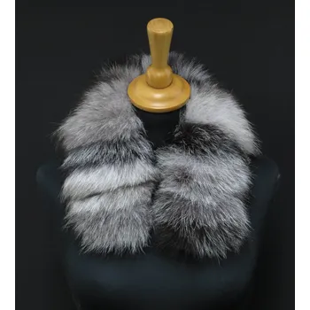 Špongr Kožešina lem / límec na kapuci z finského mývalovce MP23 MULTICOLOR PATCHWORK 50 cm