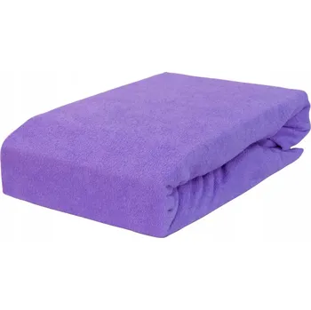 Prostěradlo Froté prostěradlo S GUMOU 90x200 FIALOVÁ