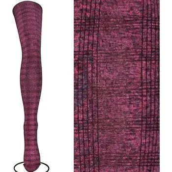 Podprsenka Vzorované Punčocháče Calzamia 80den červené BRUSH/NERO velikost 5