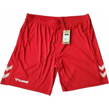 Pánské kraťasy Krátké kraťasy kraťasy Hummel Elite Poly Shorts, velikost XL, červená