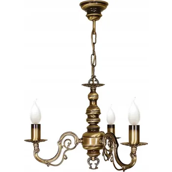 Antares svícnový lustr 3xE14 patina LEMIR