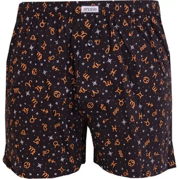 Boxerky Pánské trenky s motivem znamení zvěrokruhu Andrie PS5931 černé velikost XL-54/56