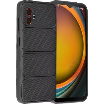 Pouzdro na mobilní telefon Kryt Samsung Galaxy Xcover 7 Pro, Techsuit CarbonFiber černý