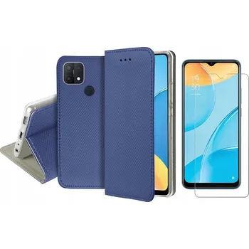Pouzdro na mobilní telefon Flipové pouzdro TelForceOne pro Oppo A15 modré